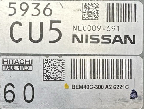 Computadora Nissan Sentra 1.8l 16-17 Bem40c-300 A2 (60)