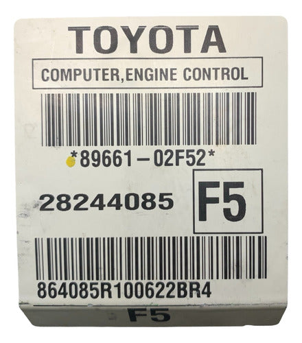 Computadora Toyota Corolla 1.8l A/t 09-10 89661-02f52 (f5)