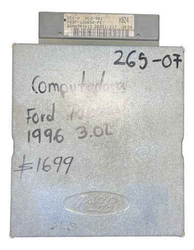 Computadora Ford Taurus 3.0l 1996 F6df-12a650-fe