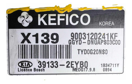 Pcm Computadora Kia Forte 2.0l 2013-2014 39133-2eyb0 P1