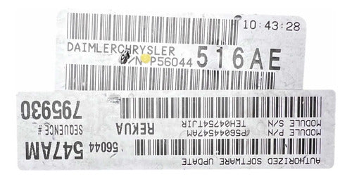 Pcm Computadora Jeep Grand Cherokee 3.7l 05-07 P56044516ae