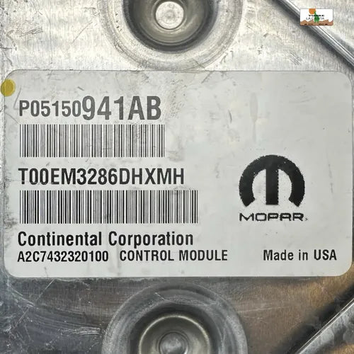 Computadora Jeep Patriot 2.4l 2017 P05150941ab