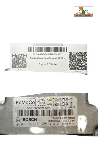 Computadora Ford Fusion 2.0l 2014 Es7a-12a650-md