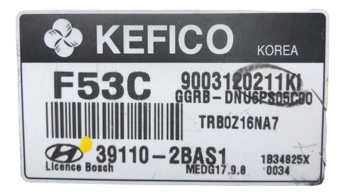 Computadora Hyundai Accent 1.6 A/t 12-14 39110-2BAS1