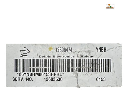 Computadora Chevrolet Impala 3.5l 2006 12606474 (ynbh) P19