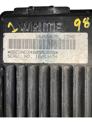 Computadora Chevrolet 1500 4.3l 1998-2001 16265035 (cdnd)