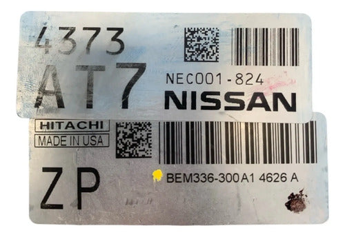 Pcm Computadora Nissan Versa 1.6l 14-17 Bem336-300 A1 (zp)