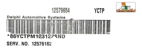 Computadora Pontiac Sunfire 2.2l A/t 2003 12579654 (yctp)