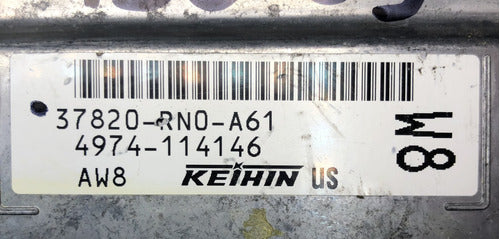 Computadora Honda Pilot 3.5l A/t 2011 37820-rn0-a61 (w8)