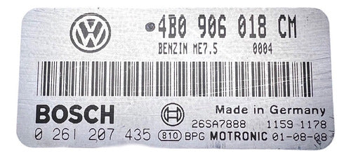 Computadora Vw Passat 1.8l A/t 2002 Turbo 4b0 906 018 Cm