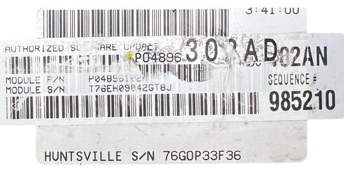 Computadora Chrysler Sebring 2.7L 2004 P04896302AD