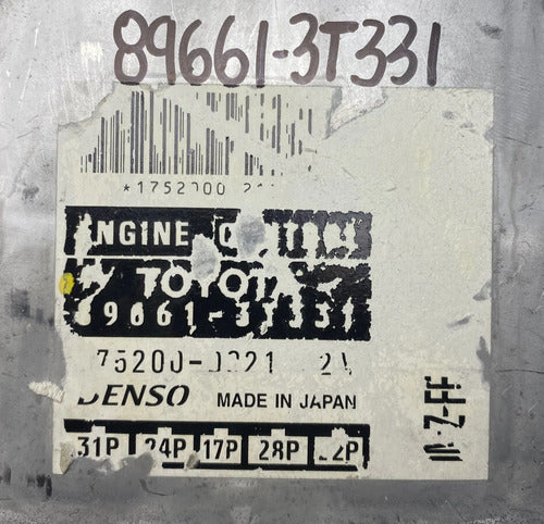 Pcm Computadora Toyota Camry 3.0l A/t 97-99 89661-3t331