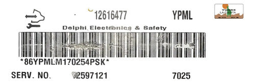 Computadora Chevrolet Impala 3.5l A/t 2007 12616477 (ypml)