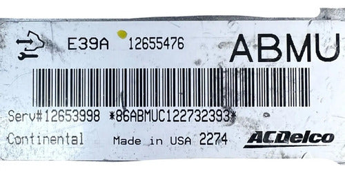 Pcm Computadora Buick Lacrosse 2.4l 2013 12655476 (abmu) P1