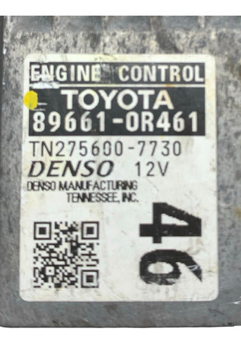 Computadora Toyota Rav4 15-16 89661-0r461