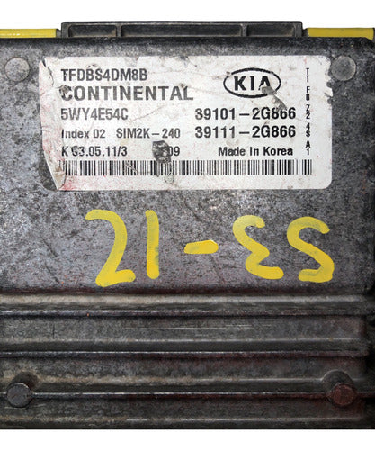 Computadora Kia Óptima 2.4l A/t 2011-2013 39101-2g866