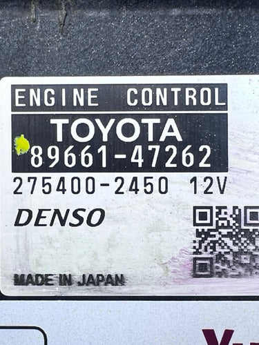 Computadora Toyota Prius Hybrid 1.8l 2010 89661-47262