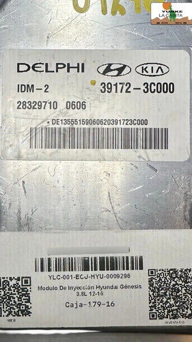 Modulo Tcm Hyundai Génesis 3.8l 12-16 39172-3c000