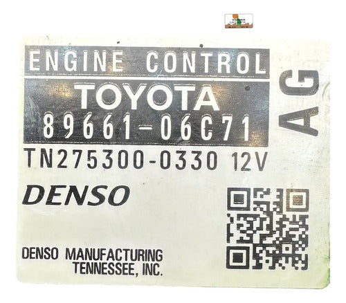 Computadora Pcm Toyota Camry 2.4l 2007 89661-06c71