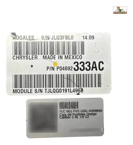 Caja De Fusibles Dodge Caliber 2.0l 10-12 P04692333ac