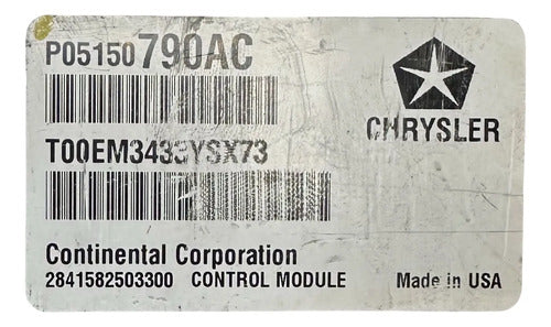 Computadora Jeep Grand Cherokee 3.6l A/t 2014 P05150790ac