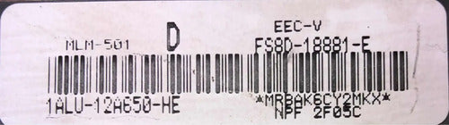 Pcm Computadora Mazda 626 2.0l 01-02 1alu-12a650-he