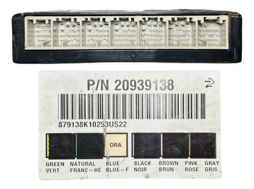 Módulo Bcm Chevrolet Silverado 1500 5.3l A/t 07-11 20939138