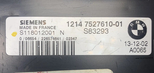 Pcm Computadora Mini Cooper 1.6l M/t 02-04 S118012001 N