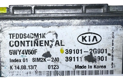 Pcm Computadora Kia Óptima 2.4l 2011-2013 39101-2g901 P1