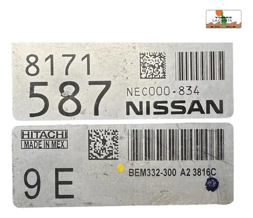 Computadora Nissan Versa 1.6l A/t 14-18 Bem332-300 A2 (9e)