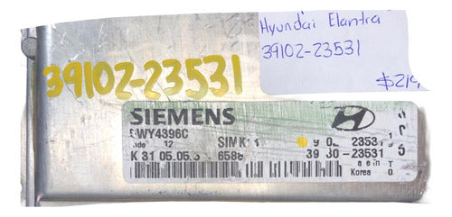 Computadora Hyundai Elantra 2004-2005 39102-23531