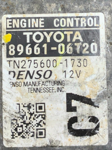 Computadora Toyota Camry 15-17 89661-06t20 (c7)