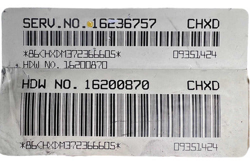Computadora Chevrolet Malibu 99-05 16236757 (chxd)