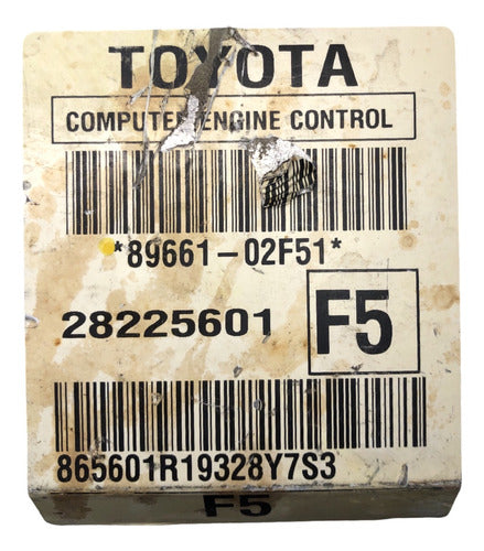 Computadora Toyota Corolla 1.8l A/t 09-10 89661-02f51 (f5)