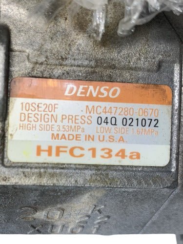 Compresor Chevrolet Suburban 10-14 5.3l Mc447280-0670