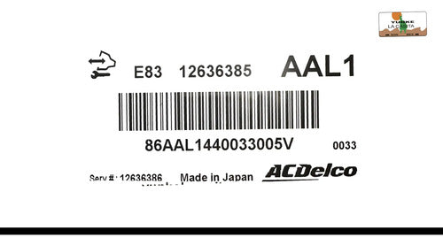 Computadora Chevrolet Aveo 1.6l A/t 2010 12636385 (aal1)