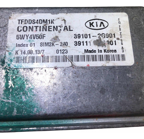 Computadora Kia Óptima 2.4l A/t 2011-2013 39101-2g901