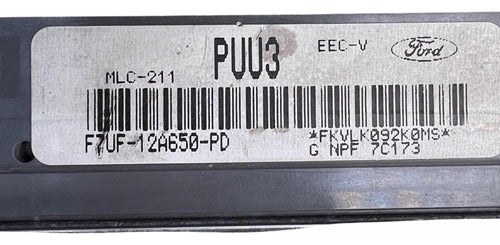 Computadora Ford Van E250 5.4l 1997 F7uf-12a650-pd