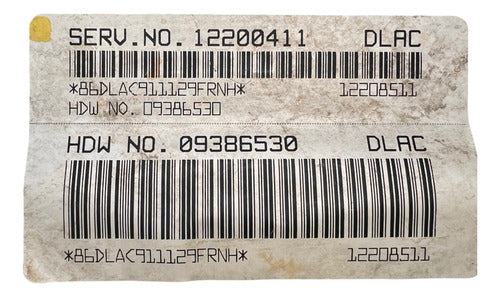 Computadora Chevrolet Suburban 2001-2003 12200411 (DLAC)