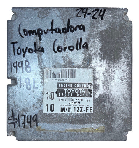 Computadora Toyota Corolla 1.8l 1998 89661-02411