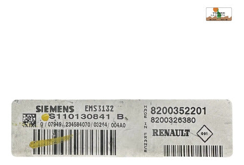 Computadora Nissan Platina 1.6l 2006 S110130841 B P1