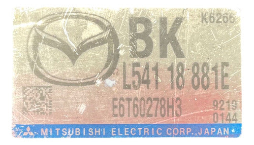 Computadora Mazda 3 2.5l 2010 L541 18 881e (bk)