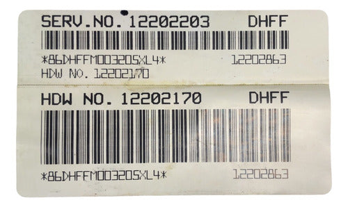 Computadora Chevrolet S10 2000-2003 12202203 (dhff)