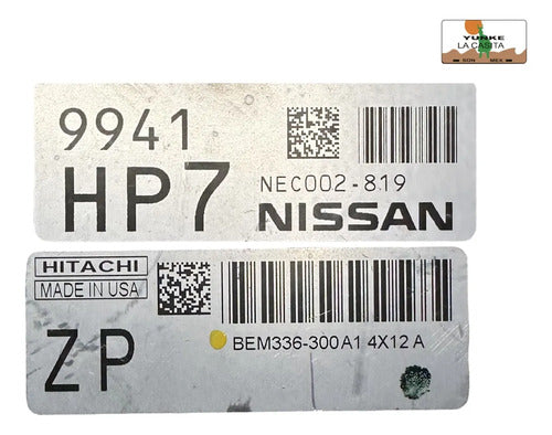 Computadora Nissan Versa 1.6l A/t 14-17 Bem336-300 A1 (zp)