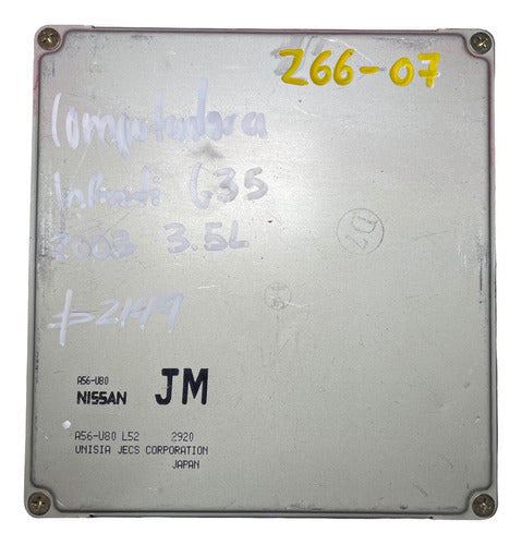 Computadora Infiniti G35 3.5l 2003 A56-u80 L52 (jm)