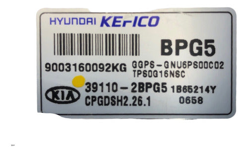 Computadora Kia Soul 1.6l 17-19 39110-2bpg5