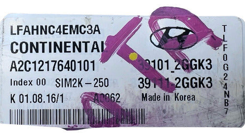 Computadora Hyundai Sonata 2.4l 15-17 39101-2ggk3