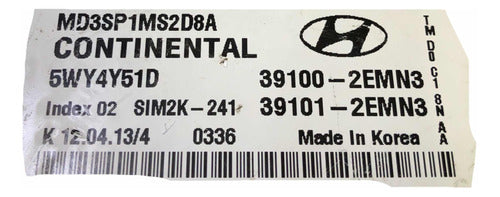 Computadora Hyundai Elantra 2011-2013 1.8l A/t 39100-2emn3