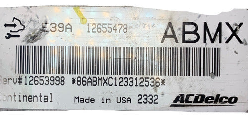 Computadora Chevrolet Malibu 2.5l 2013 12655478 (abmx)
