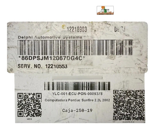 Computadora Pontiac Sunfire 2.2l 2002 12218903 (dpsj)